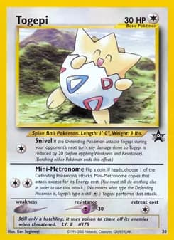 Togepi 30 — Wizards Black Star Promos
