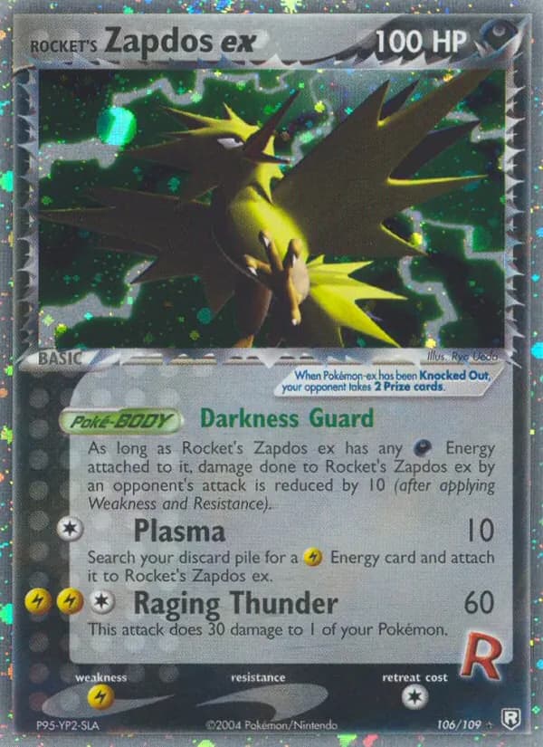 Rocket's Zapdos ex 106 — Team Rocket Returns (ENG)