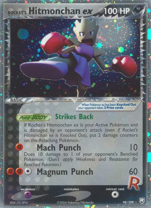 Rocket's Hitmonchan ex 98 — Team Rocket Returns (ENG)
