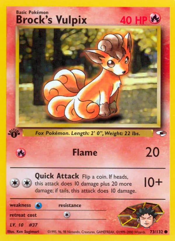 Brock's Vulpix 73 — Gym Heroes