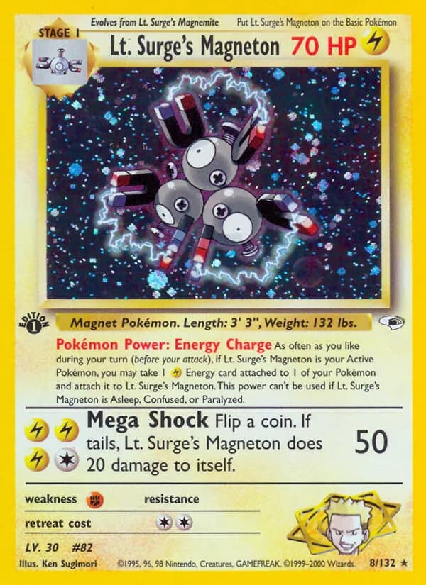 Lt. Surge's Magneton 8 — Gym Heroes