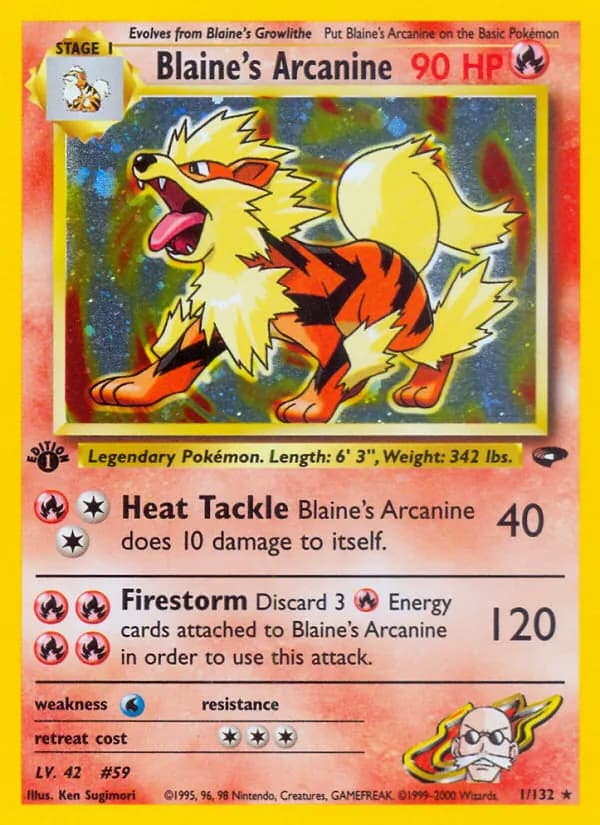 Blaine's Arcanine 1 — Gym Challenge