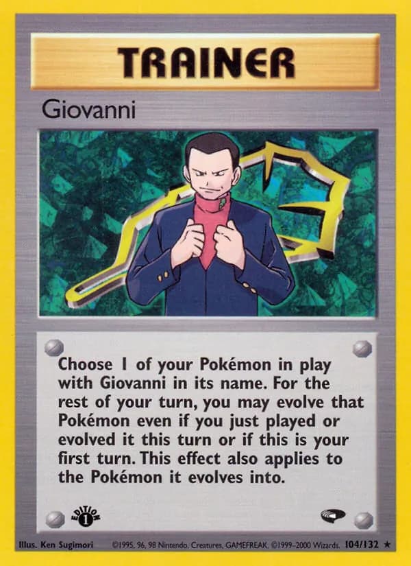 Giovanni 104 — Gym Challenge
