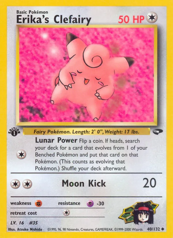 Erika's Clefairy 40 — Gym Challenge