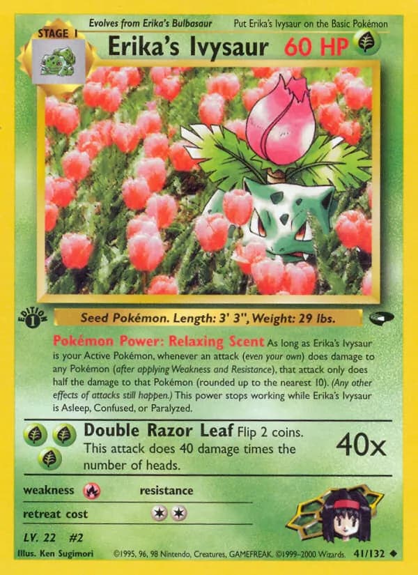 Erika's Ivysaur 41 — Gym Challenge