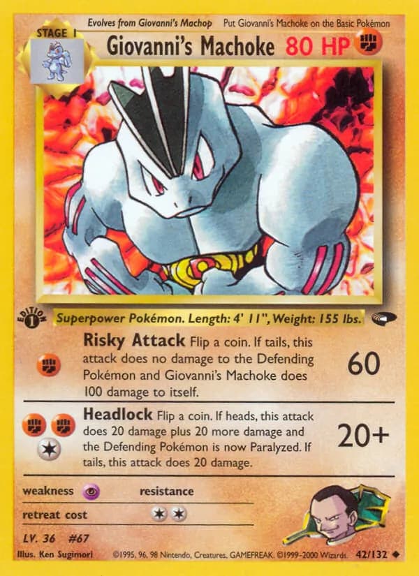Giovanni's Machoke 42 — Gym Challenge