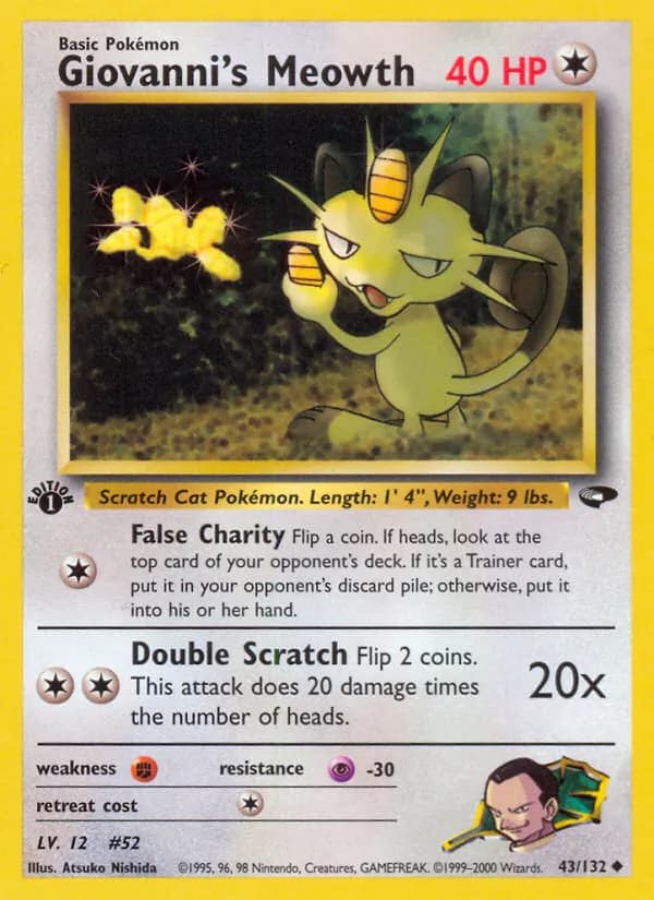 Giovanni's Meowth 43 — Gym Challenge