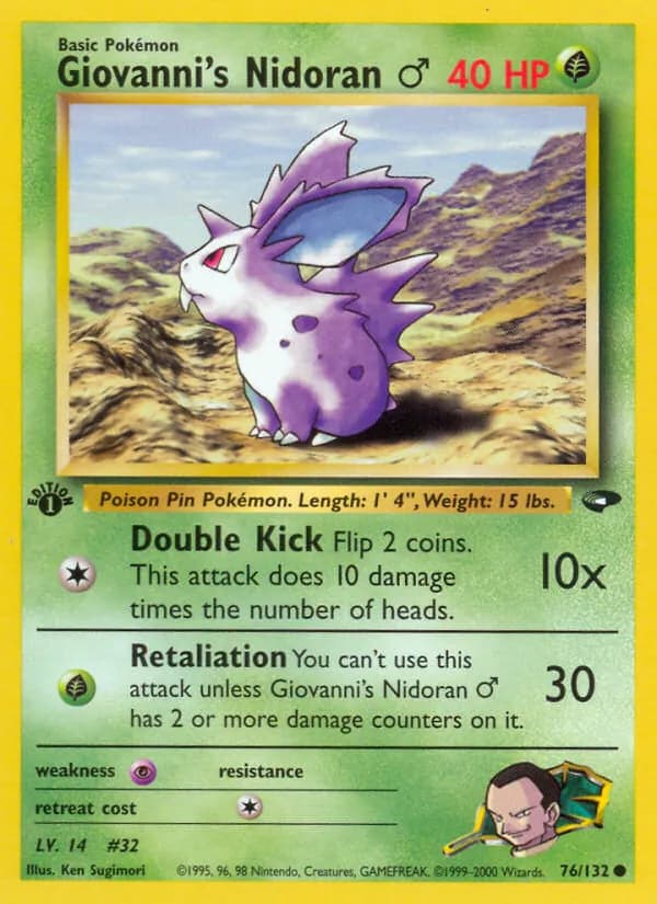 Giovanni's Nidoran♂ 76 — Gym Challenge