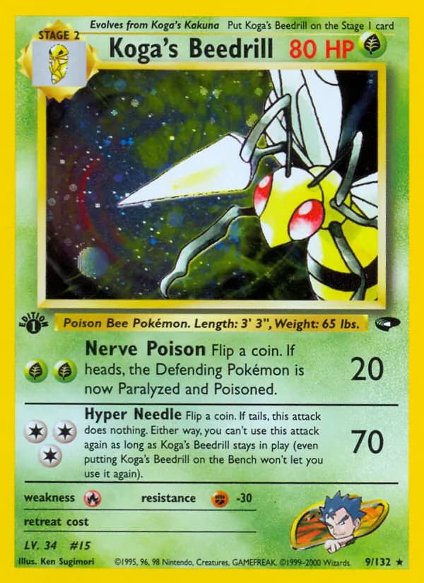 Koga's Beedrill 9 — Gym Challenge