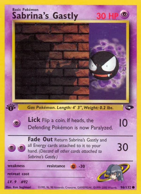 Sabrina's Gastly 96 — Gym Challenge
