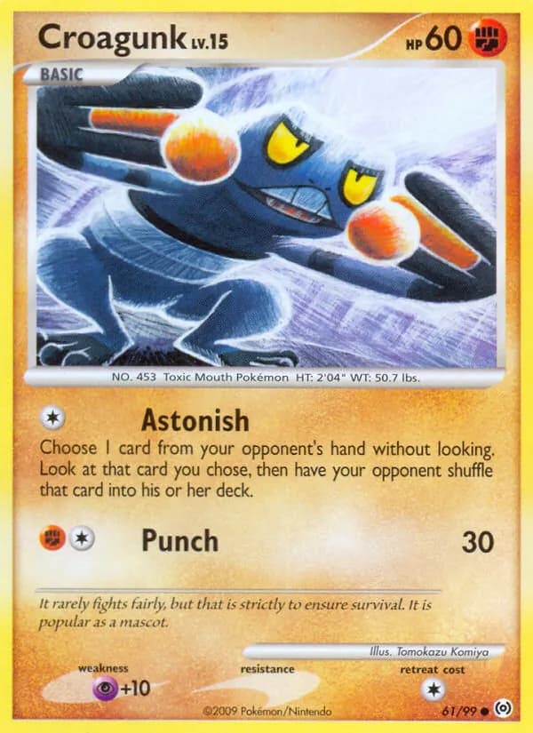 Croagunk 61 — Platine Arceus
