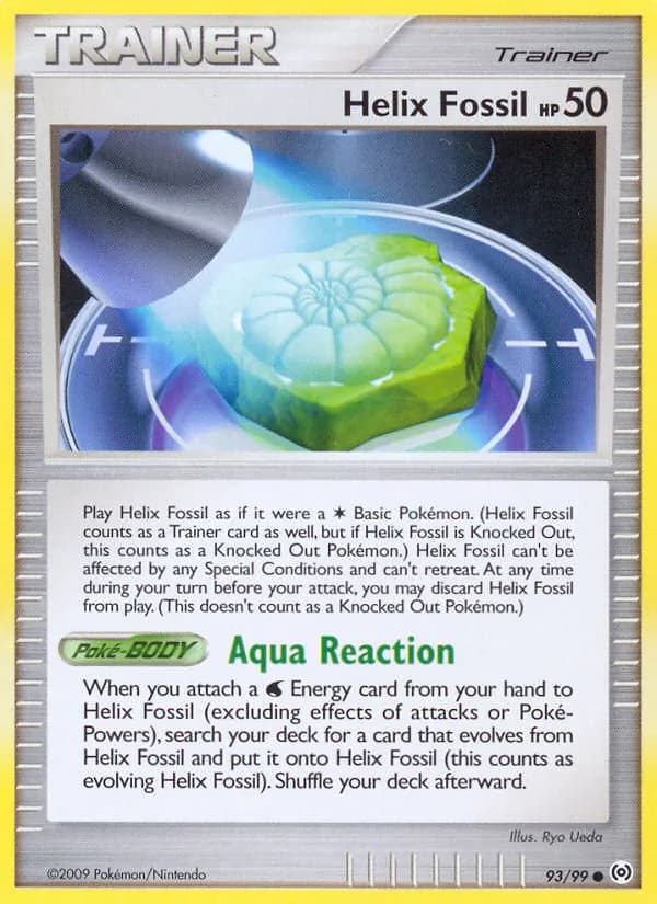 Helix Fossil 93 — Platine Arceus