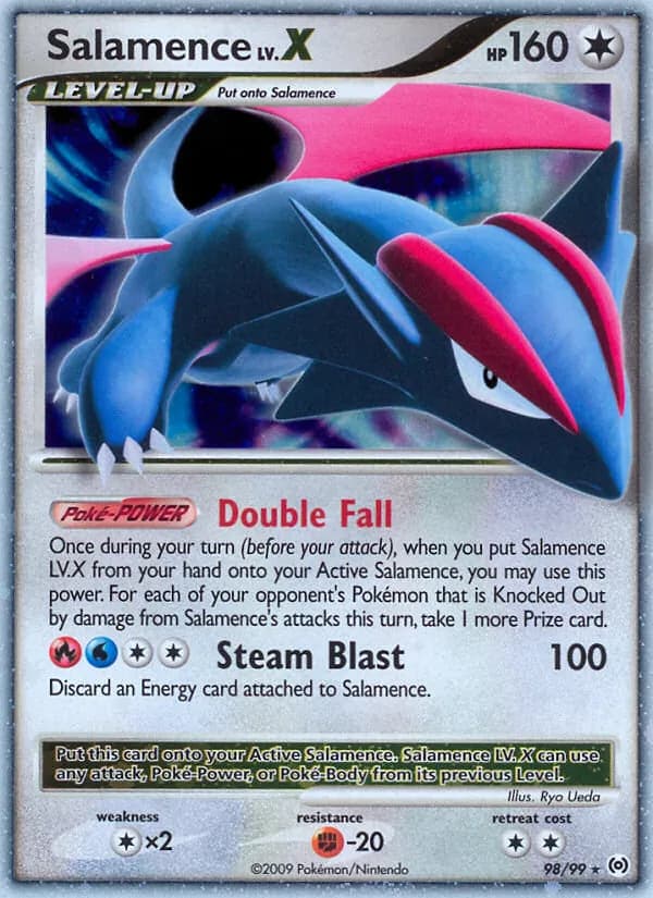 Salamence LV. X 98 — Platine Arceus