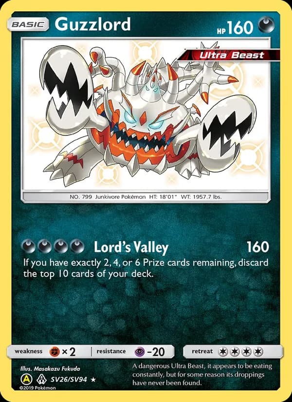 Guzzlord SV26 — Hidden Fates - Shiny Vault