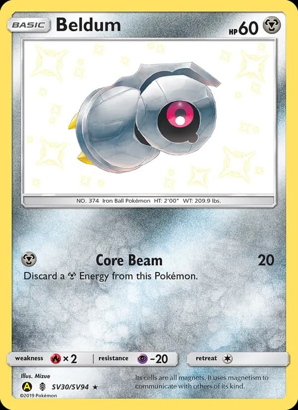 Beldum SV30 — Hidden Fates - Shiny Vault