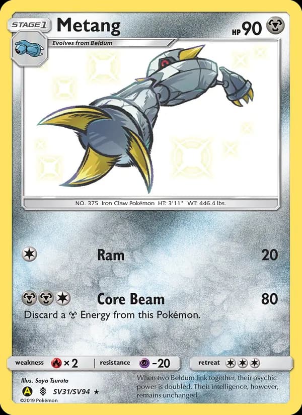 Metang SV31 — Hidden Fates - Shiny Vault
