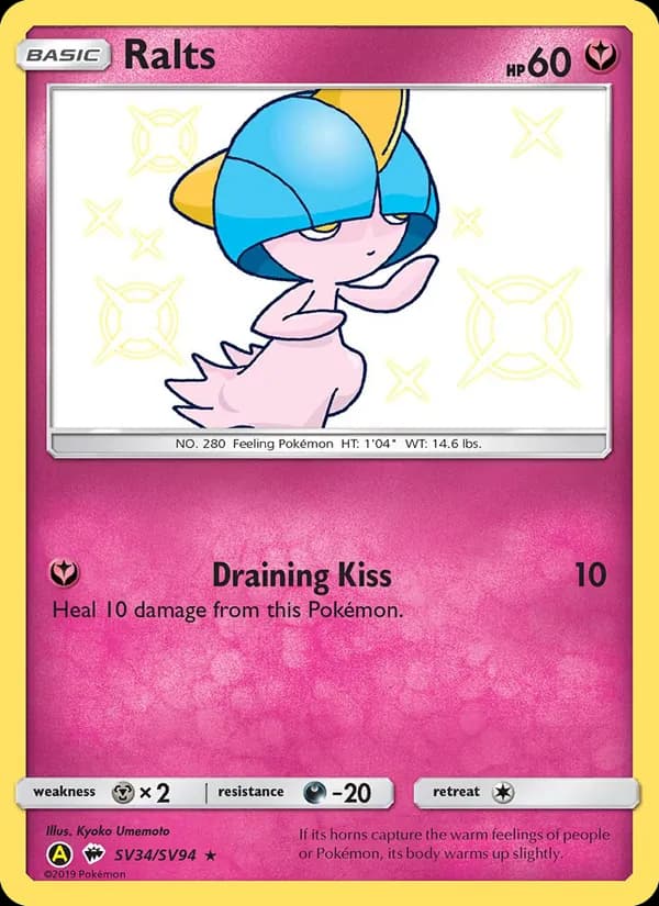 Ralts SV34 — Hidden Fates - Shiny Vault
