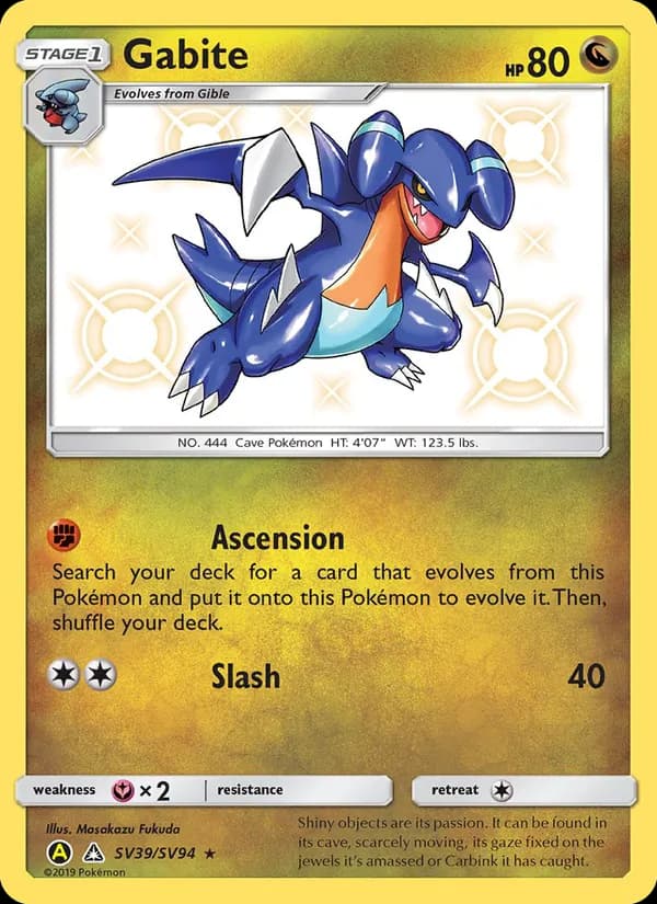 Gabite SV39 — Hidden Fates - Shiny Vault