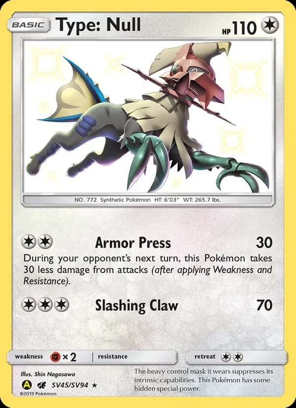 Type: Null SV45 — Hidden Fates - Shiny Vault
