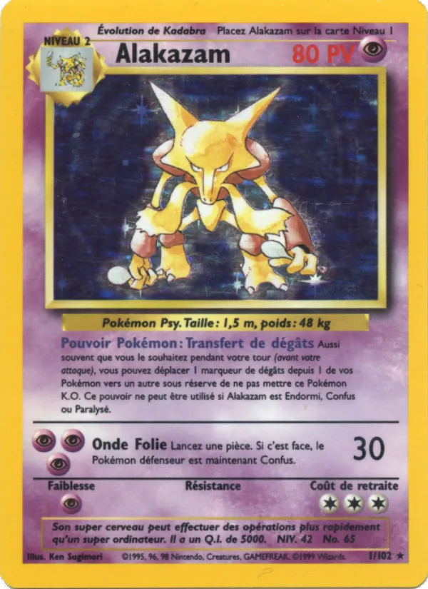 Alakazam 1 — Set de Base
