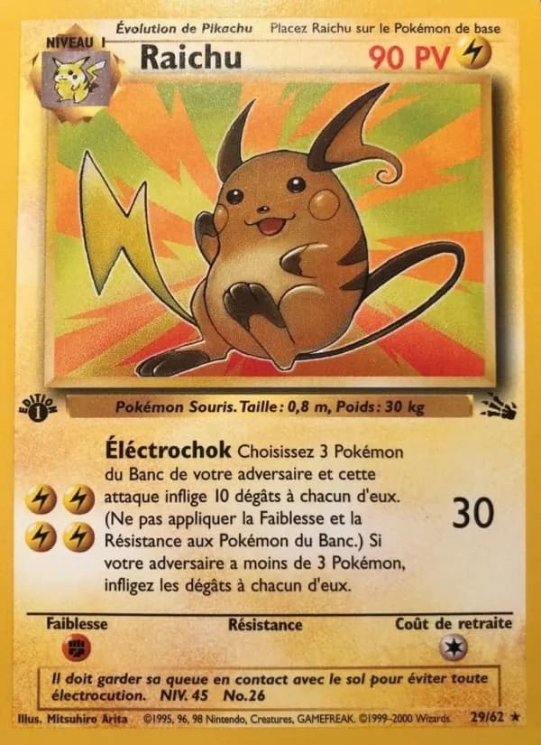 Raichu 29 — Fossile