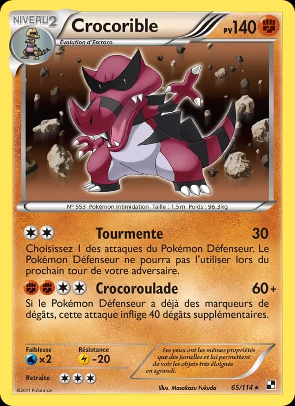 Crocorible 65 — Noir & Blanc