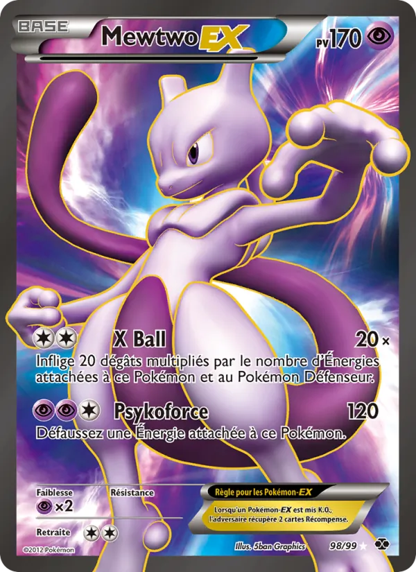 Mewtwo-EX 98 — Destinées Futures