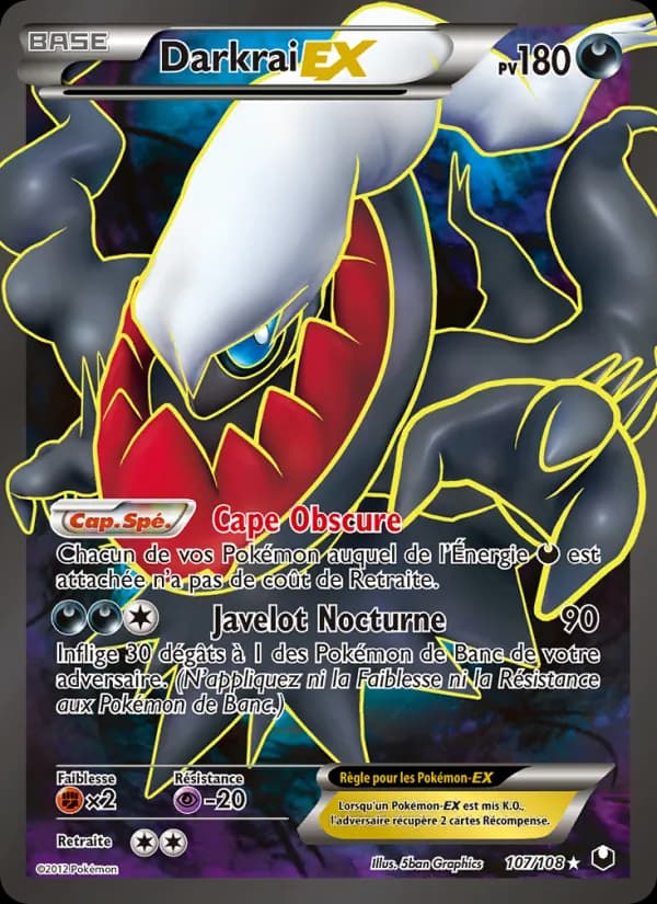 Darkrai-EX 107 — Explorateurs Obscurs