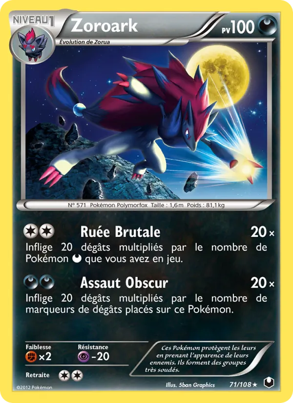 Zoroark 71 — Explorateurs Obscurs
