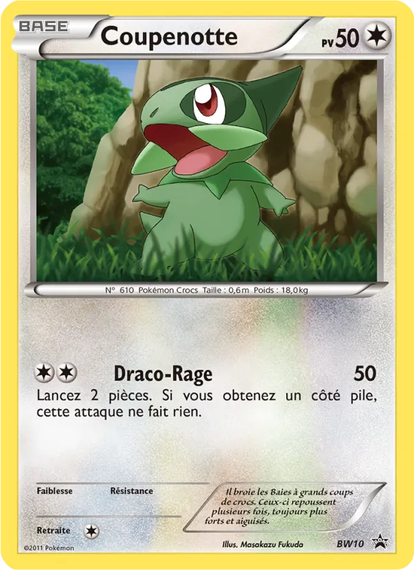 Coupenotte BW10 — Promo BW