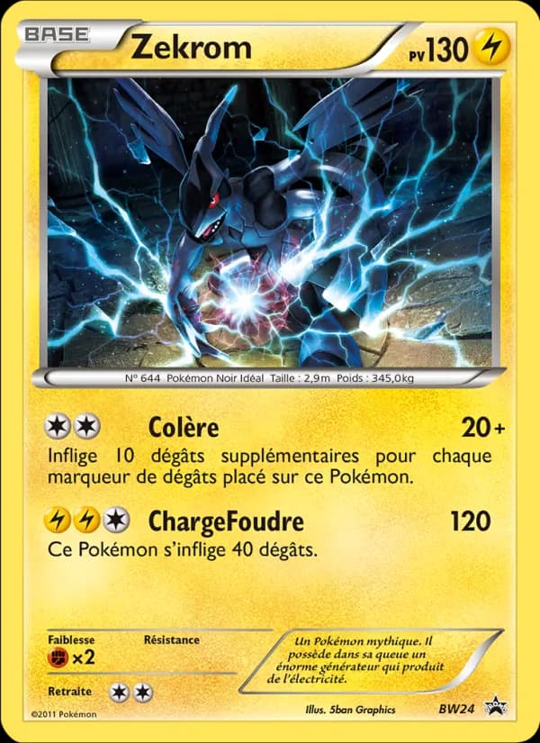 Zekrom BW24 — Promo BW