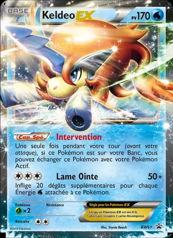 Keldeo ex BW61 — Promo BW