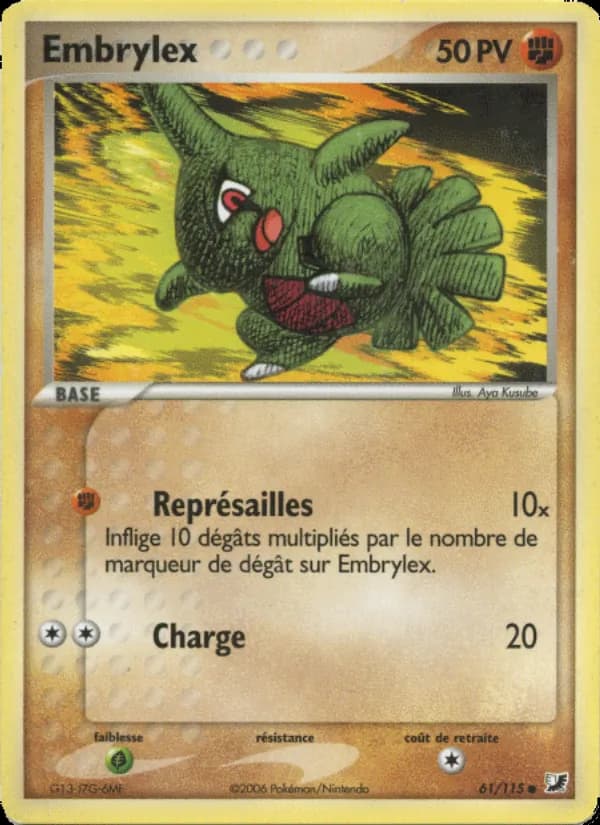 Embrylex 61 — EX Forces Cachées