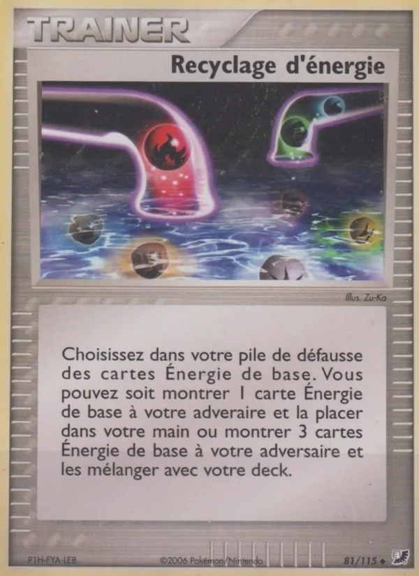 Recyclage d'énergie 81 — EX Forces Cachées