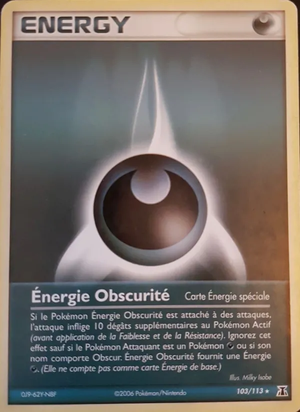 Énergie Obscurité 103 — EX Espèces Delta