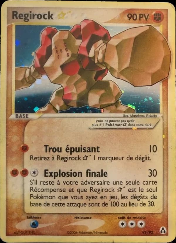 Regirock ☆ 91 — EX Créateurs de légendes