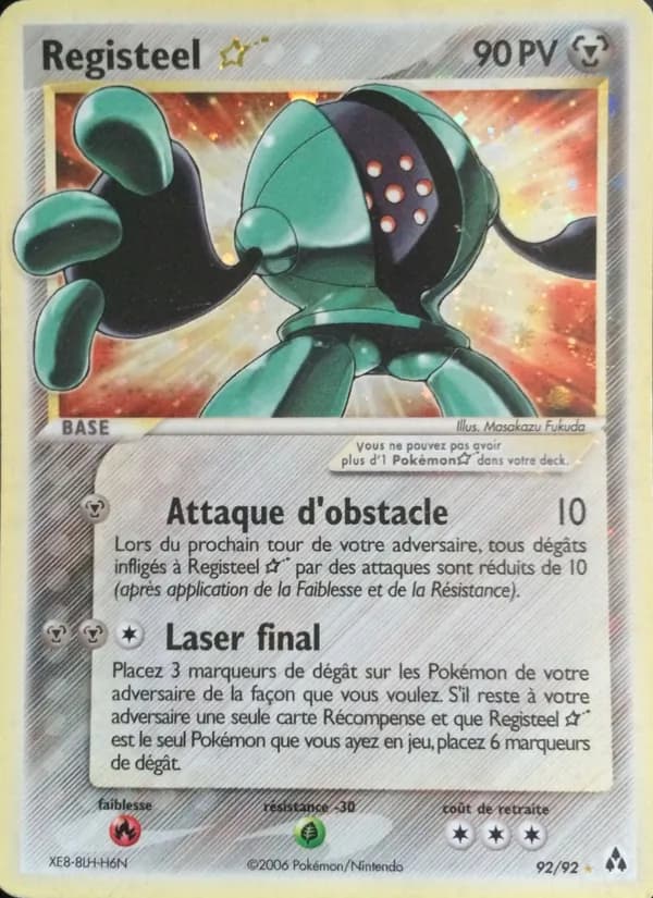 Registeel ☆ 92 — EX Créateurs de légendes