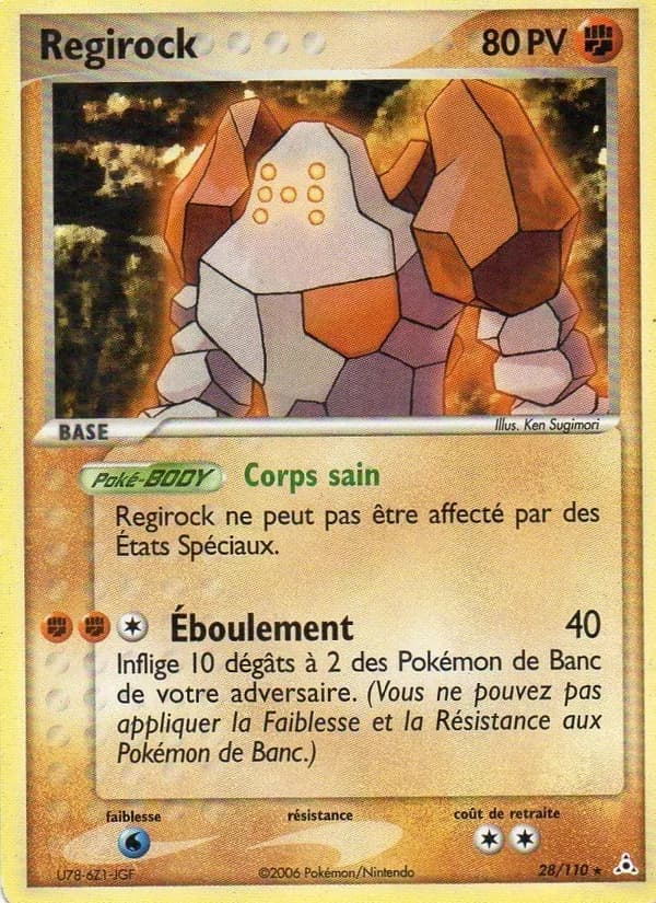 Regirock 28 — EX Fantômes Holon
