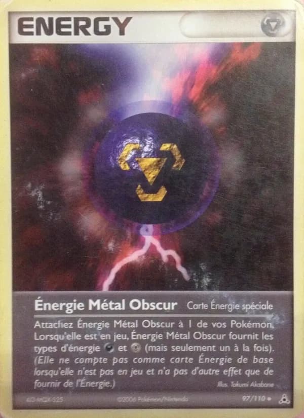 Énergie Métal Obscur 97 — EX Fantômes Holon