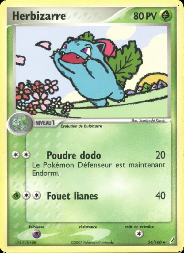 Herbizarre 34 — EX Gardiens de Cristal
