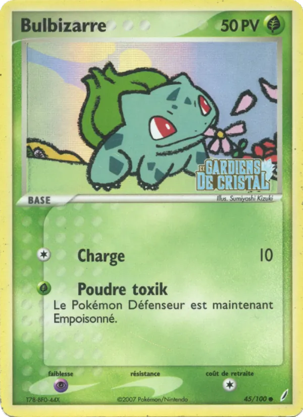 Bulbizarre 45 — EX Gardiens de Cristal