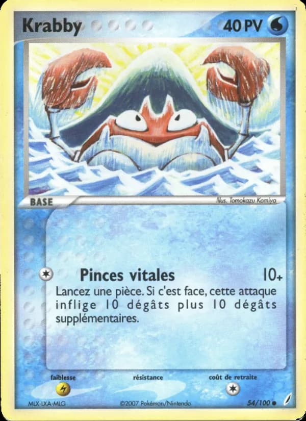 Krabby 54 — EX Gardiens de Cristal