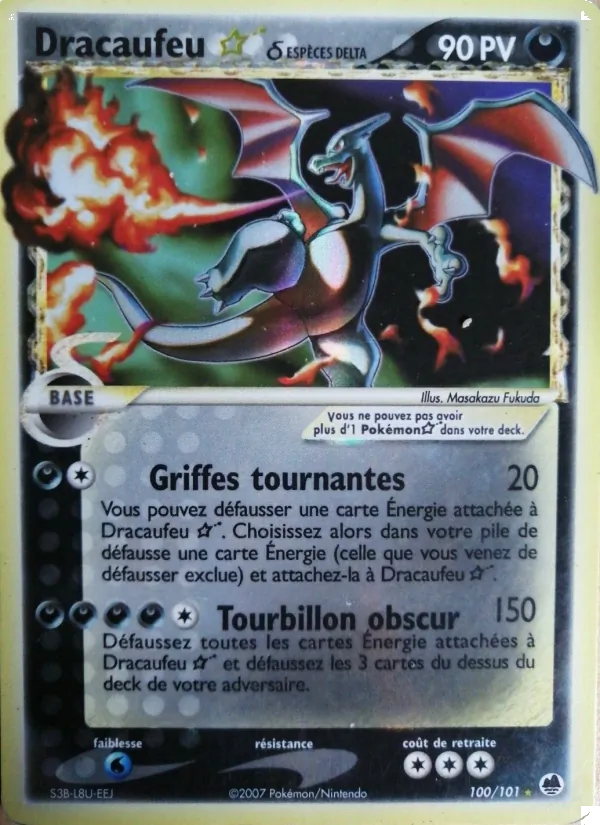 Dracaufeu ☆ δ 100 — EX Île des Dragons