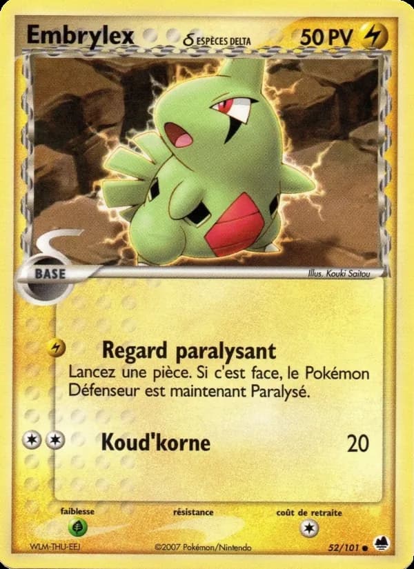 Embrylex δ 52 — EX Île des Dragons