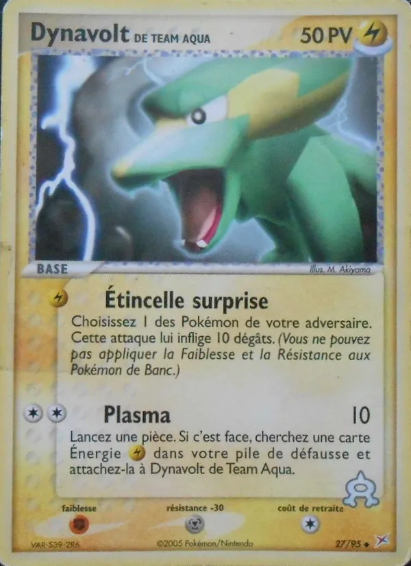 Dynavolt de Team Aqua 27 — EX Team Magma vs Team Aqua