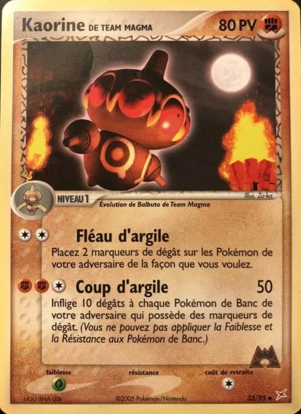 Kaorine de Team Magma 33 — EX Team Magma vs Team Aqua