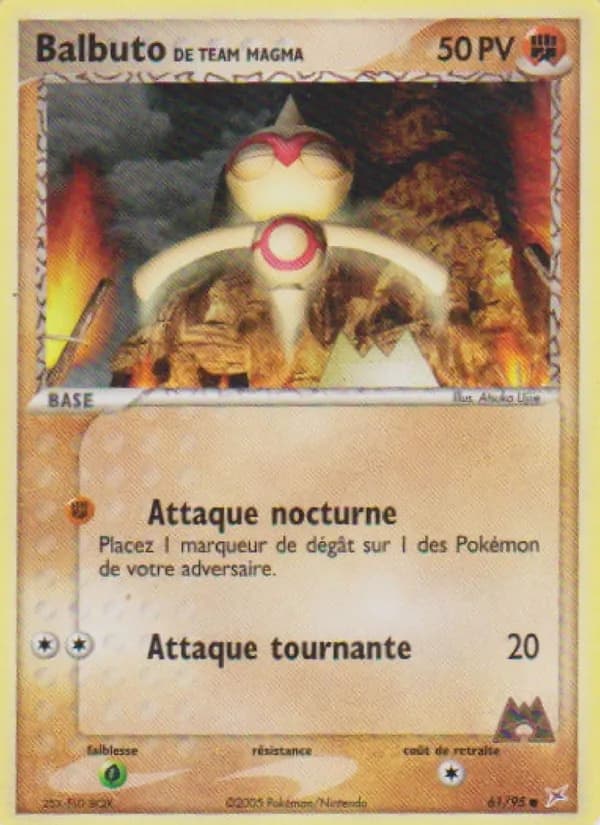 Balbuto de Team Magma 61 — EX Team Magma vs Team Aqua