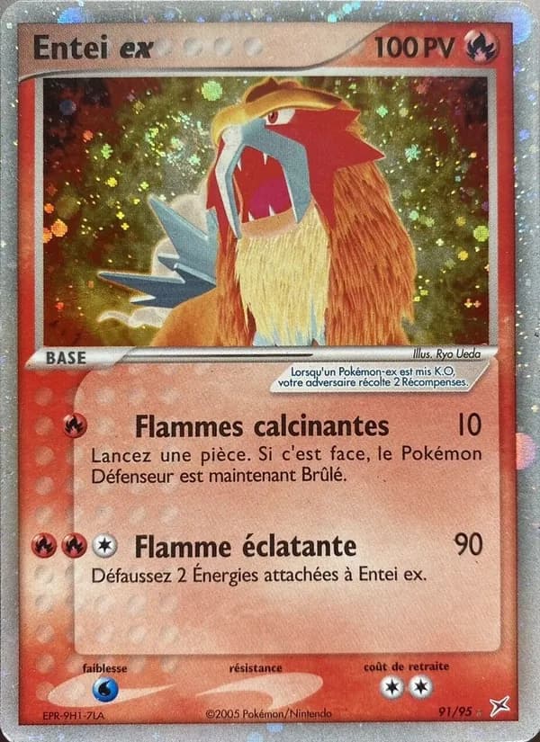 Entei ex 91 — EX Team Magma vs Team Aqua