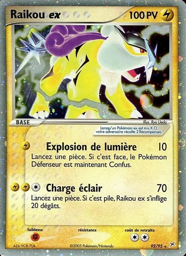 Raikou ex 92 — EX Team Magma vs Team Aqua