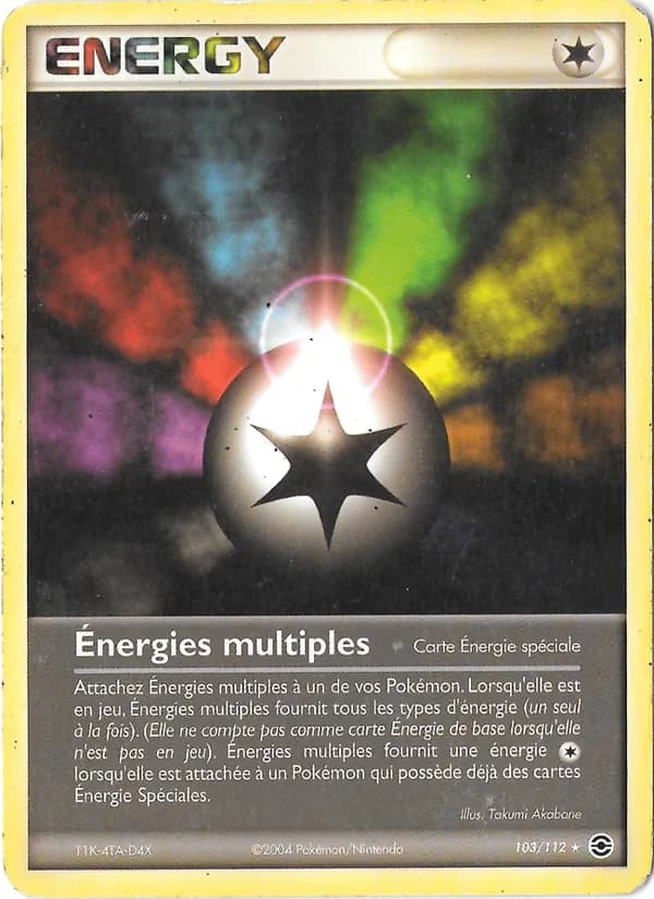 Énergies multiples 103 — EX Rouge Feu & Vert Feuille
